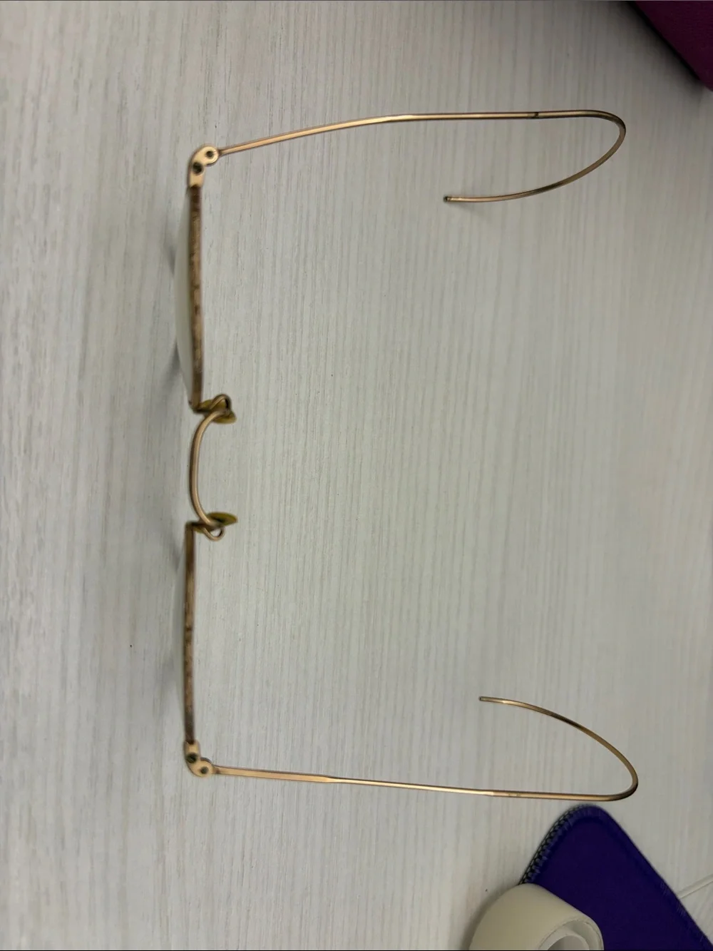 Vintage Round 12K Gold Filled Women's Eyeglasses